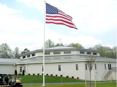 Commercial-Grade Fiberglass Flagpoles - In-Ground Installation - FLAGMORE-US